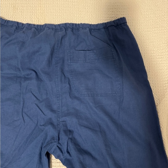 Venezia Navy Linen Pants Size 18/20 - Picture 5 of 8